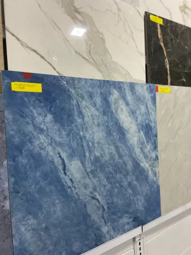 Título: Porcelanato Marmorizado Azul Premium | Alta Qualidade | Oferta