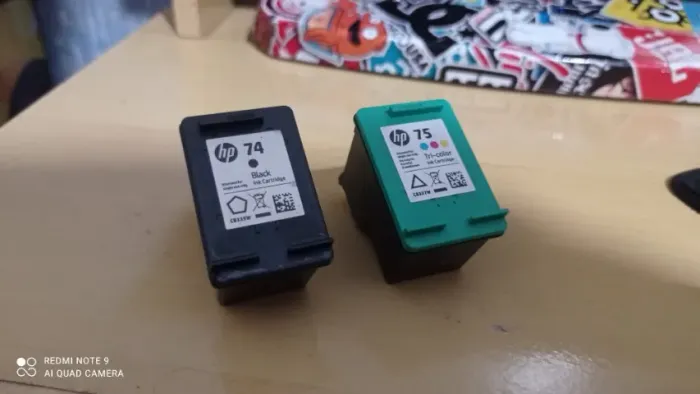 cartuchos hp 74 e 75 usados
