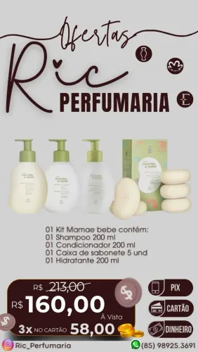 Kit mamãe bebe 