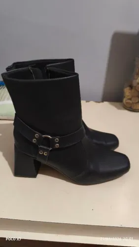 Bota bico quadrado 