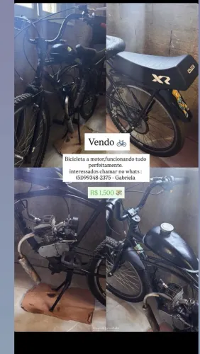 Vendo bicicleta motorizada 