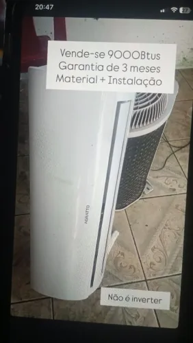 Ar condicionado 9 mil BTUs