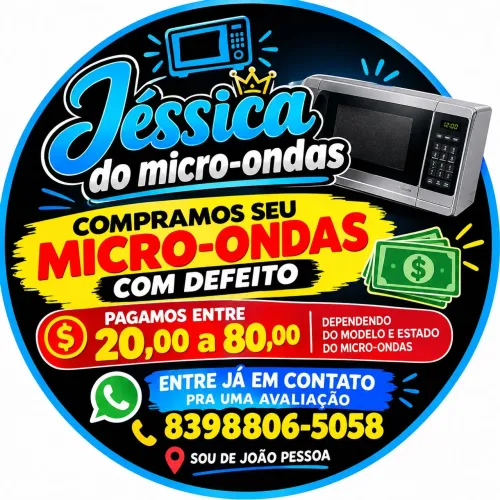 COMPRAMOS SEU MICRO-ONDAS COM DEFEITO PAGAMOS ENTRE 20,00 ATE 80,00