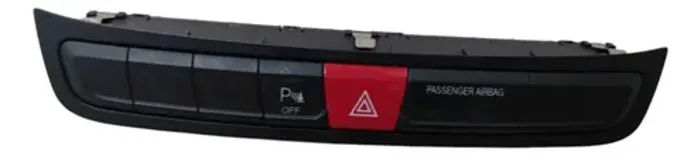 Comando Botão Pisca Alerta Jeep Renegade 2016 2017 2018 2019 Preto