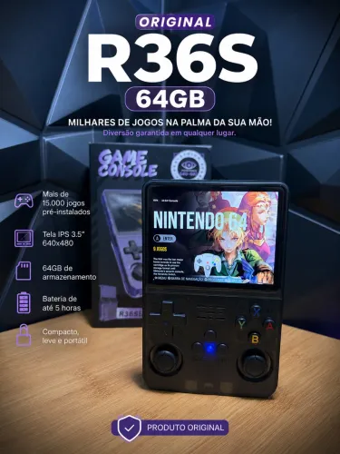 R36S Original Arkos 64GB(Lacrado)