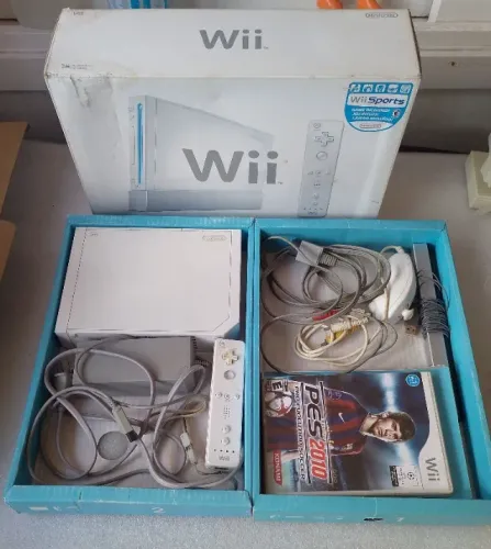 Nintendo Wii bloqueado com Caixa - LEIA DESCRIÇÃO