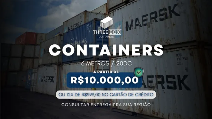 CONTÊINER 6 METROS | 20DC