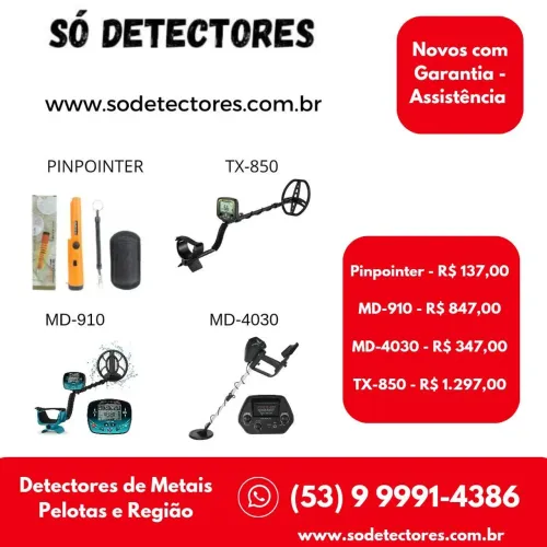 Detectores de Metais Pelotas e região