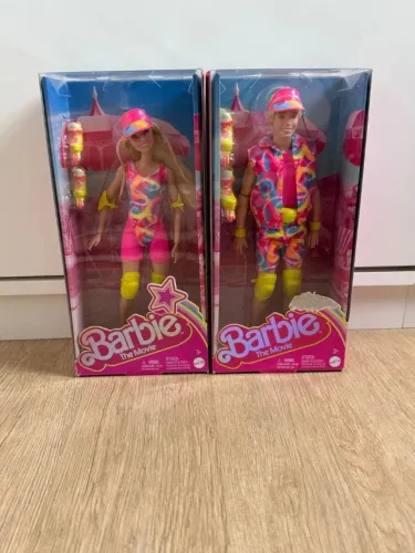 bonecos barbie e ken patins the movie