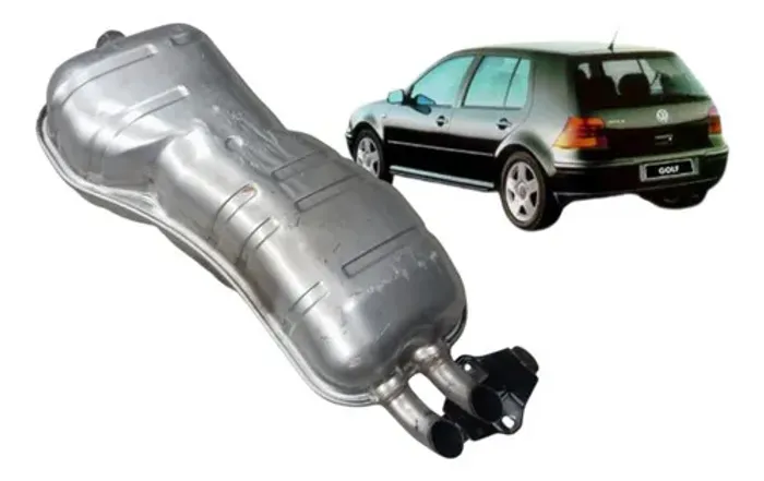 Escapamento Silencioso Volkswagen Golf 2.0 2001 2002 2003