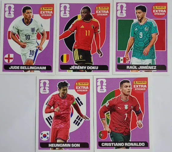 Legends Bordô: lote de figurinhas da Copa do Mundo 2026