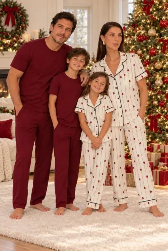 Pijama para família inteira