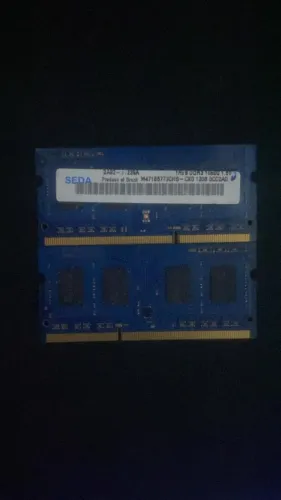 ? Kit 2x Memória RAM DDR3 para Notebook 8GB 1333MHz (16GB) - 100% Funcionando