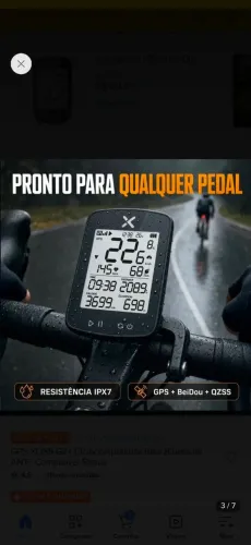 Computador De Bicicleta Gps Xoss G+ Gen2 Ant+/ Bluetooth Ipx