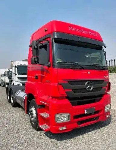 mb axor 2644 vermelho 2012 - cavalo mecanico - 6x2
