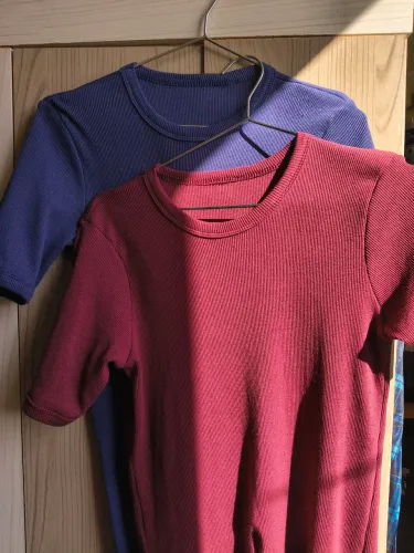 Vendo 2 camisas caneladas TAM G