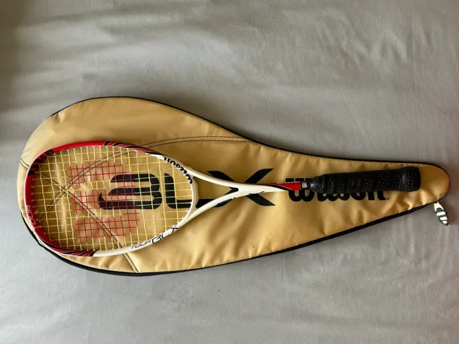 Raquete Squash Wilson Tour BLX + Capa + Bolas