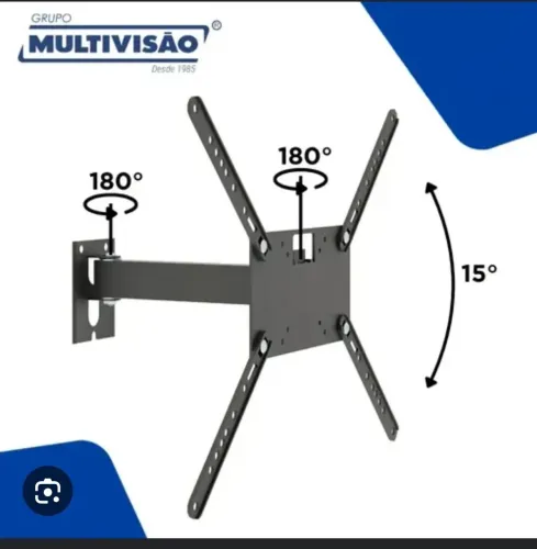 Suporte de TV Biarticulado Multivisão M2 - 14" a 56" (Novo) - R$ 80