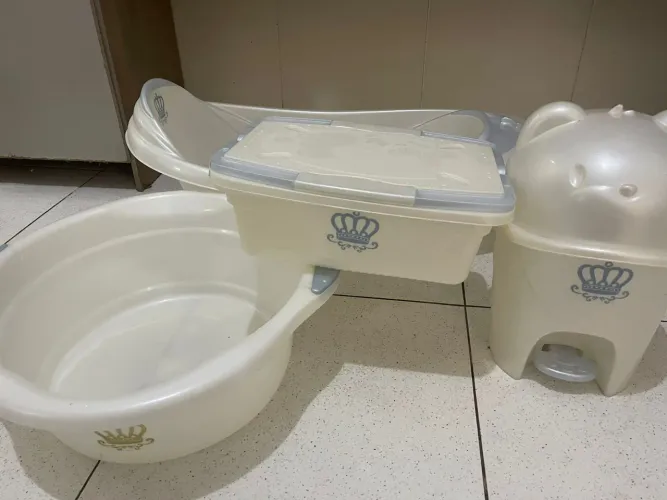 Kit de banheira de bebê novinho unisex