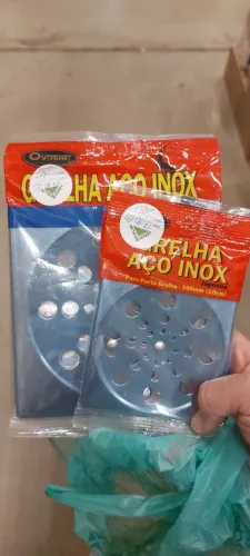 4 Grelhas aço inox