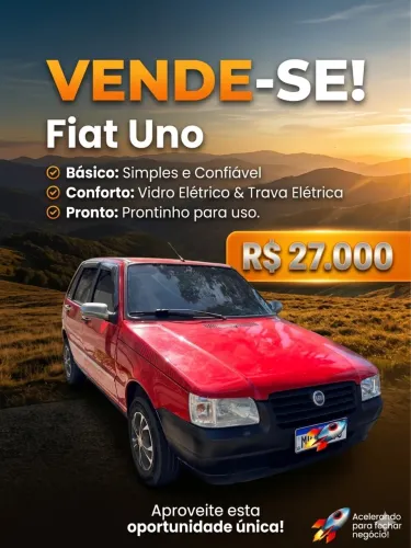 Fiat Uno Mille 1.0 Fire/ F.flex/ Economy 4P 2007