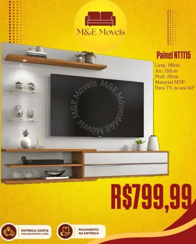 Painel para tv de até 60 polegadas