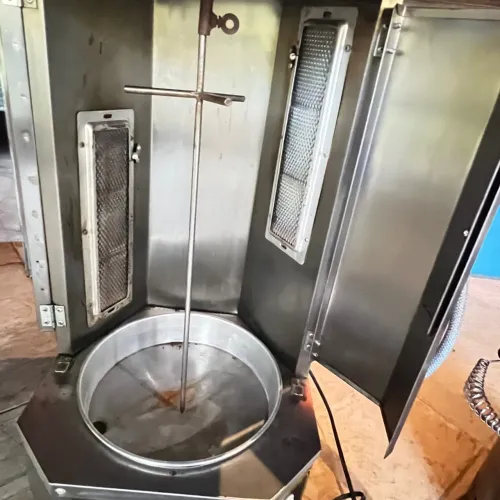 Churrasco Grego/Kebab MontCar Inox + Faca Elétrica ? Conjunto Completo Pronto para uso