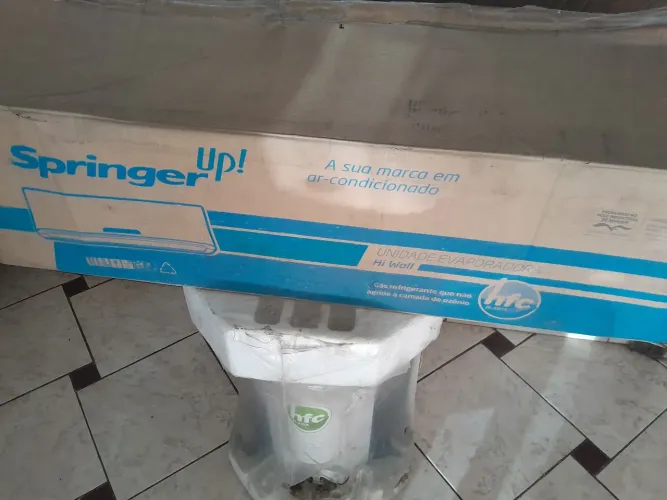 Ar condicionado 22 mil btus springer novo sem uso