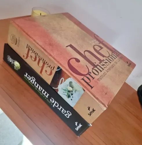 Combo 2 livros - Chef Profissional + Garde Manger Senac