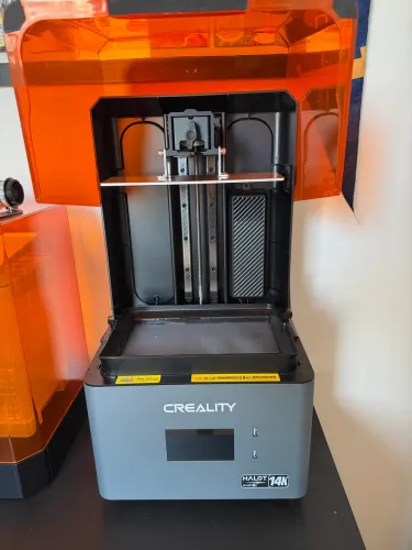 Impressora 3D de Resina Halot Mage S 14K + Máquina de Lavagem e Cura Creality UW-03