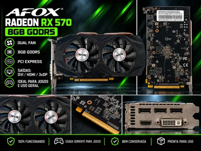 RX 570 8GB GDDR5 256-bit
