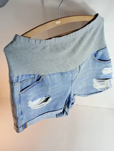 lote 5 peças jeans shorts saia e bermuda 44 e 50