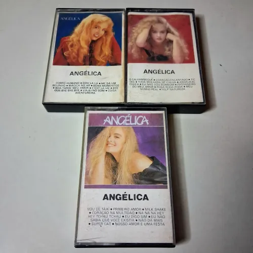 Fita cassete k7 Angelica 3 Titulos Original