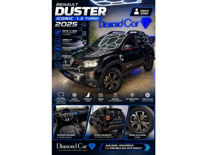 Renault Duster Iconic Plus 1.3 TB 16V Flex Aut. 2025