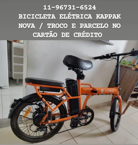 BICICLETA ELÉTRICA KAPPAK / TROCO E PARCELO NO CARTÃO DE CRÉDITO /11- *