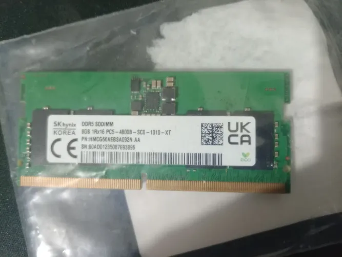 Memória Notebook SK Hynix DDR5 8gb 4800b