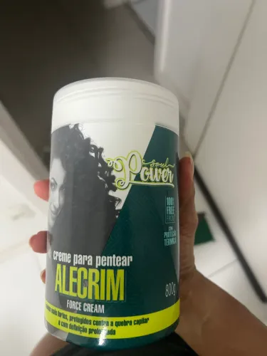 Creme de cabelo soul power alecrim