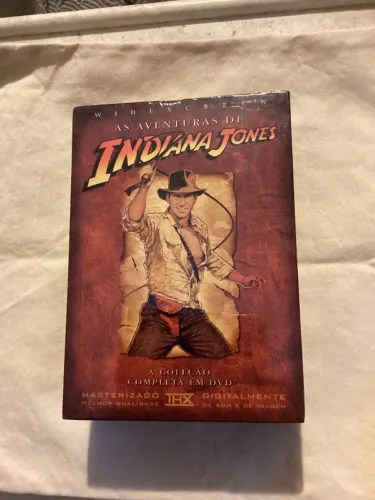 DVD box lacrado as aventuras de Indiana jones coleção completa