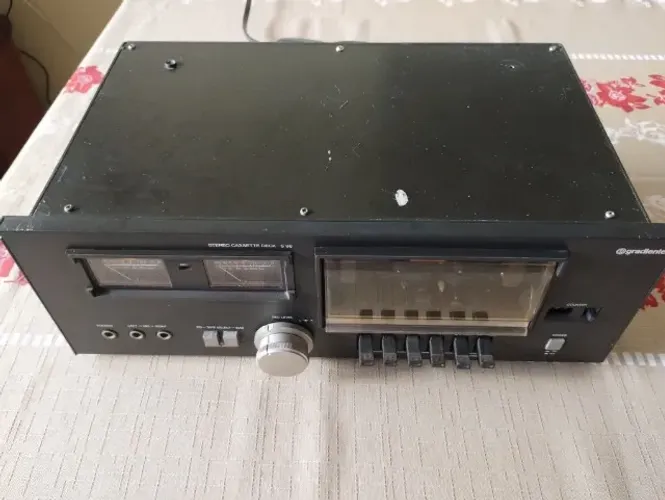 Tape Deck Gradiente S-96 para tentativa de conserto ou retirada de peças - Ler a Descrição
