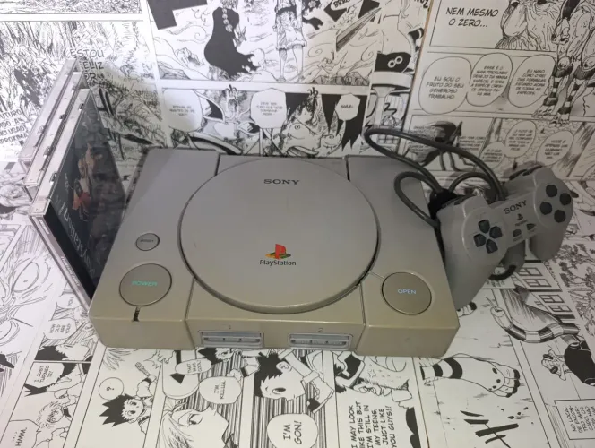 Playstation 1 FAT completo revisado e funcionando perfeitamente + 3 jogos