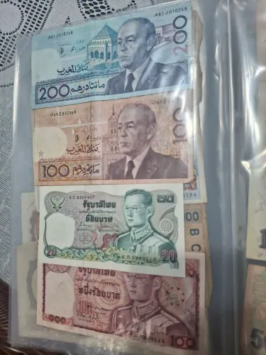 Notas antigas para colecionador valor a negociar