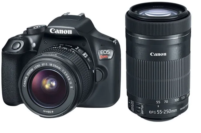 Cânon T6 kit teleobjetiva