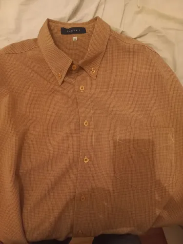 Camisa social masculina em microfriba