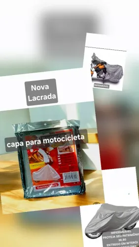 CAPA IMPERMEÁVEL PARA MOTO OU BIKE