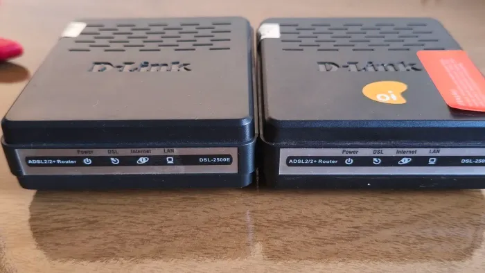 2 Modems D-Link DSL-2500E ADSL2+ (Funcionando)