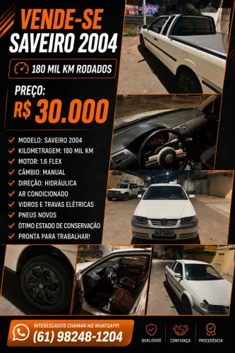 Volkswagen Saveiro 1.6 MI/ 1.6mi City Total Flex 8V 2004
