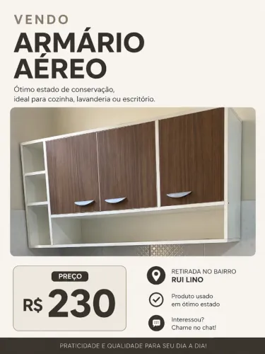 Armário de Cozinha Aéreo