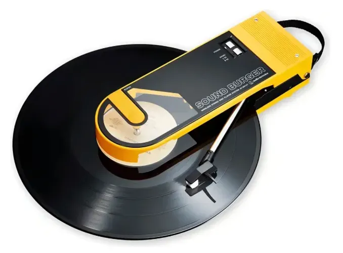 Toca-Discos Portatil Audio-Technica At-sb727 Sound Burger Amarelo