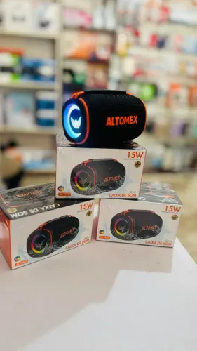 Caixa de Som - Bluetooth Fm / USB / TF /ALTOMEX - AL-9992 - Som Limpo e Pontente