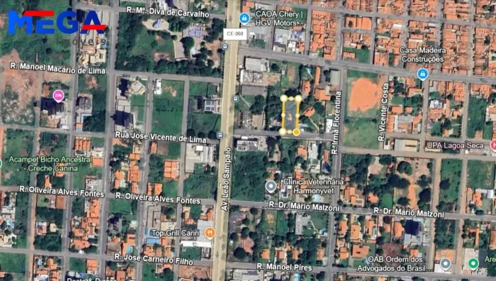 Venda de Terreno / Padrão na cidade de Juazeiro do Norte